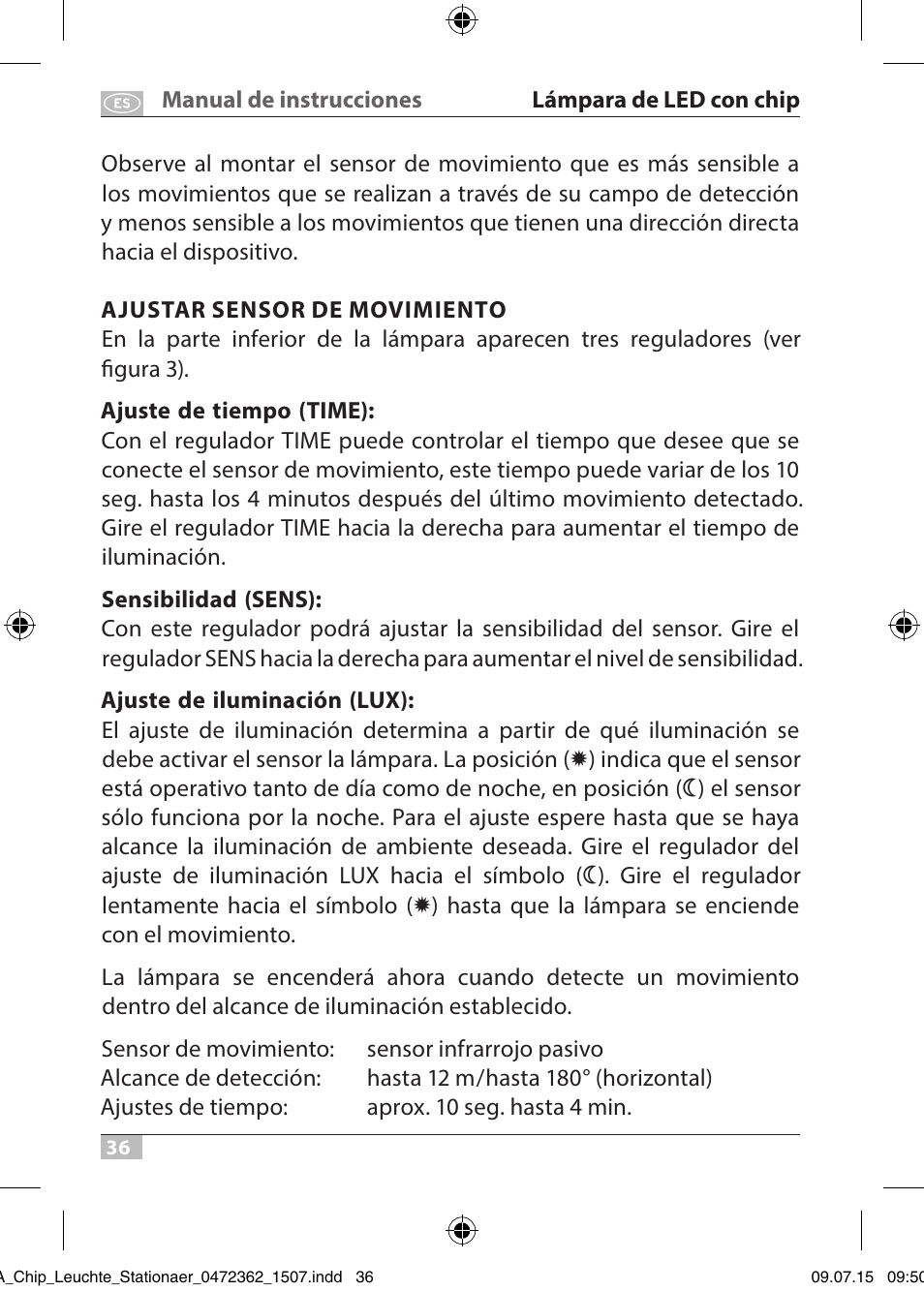 Brennenstuhl Chip LED Light L CN 110 IP65 10W 700lm Energy efficiency class A User Manual | Page 36 / 104