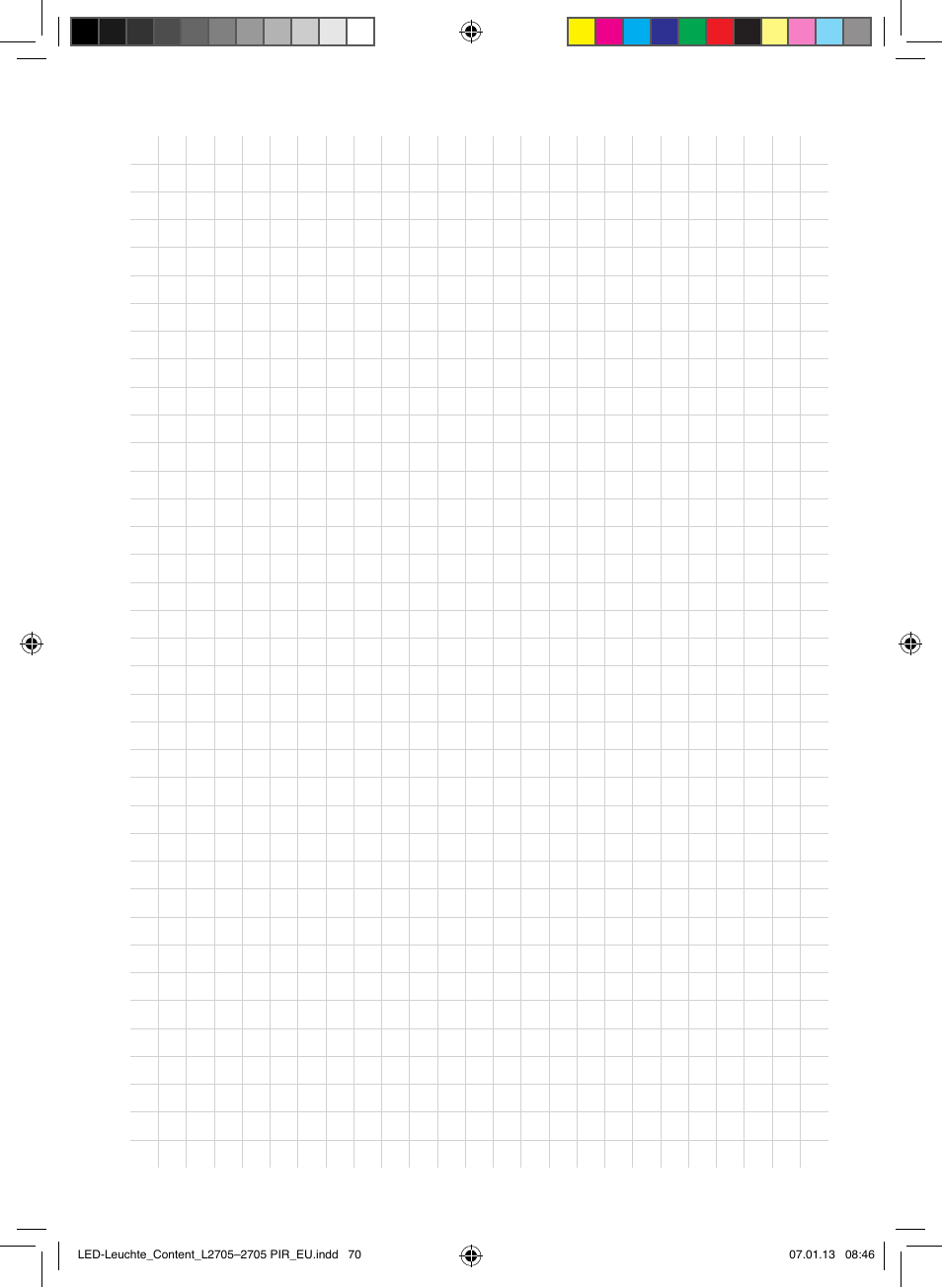 Brennenstuhl Power LED Lamp L2705 IP44 27x0,5W 1080lm Energy efficiency class A User Manual | Page 70 / 72