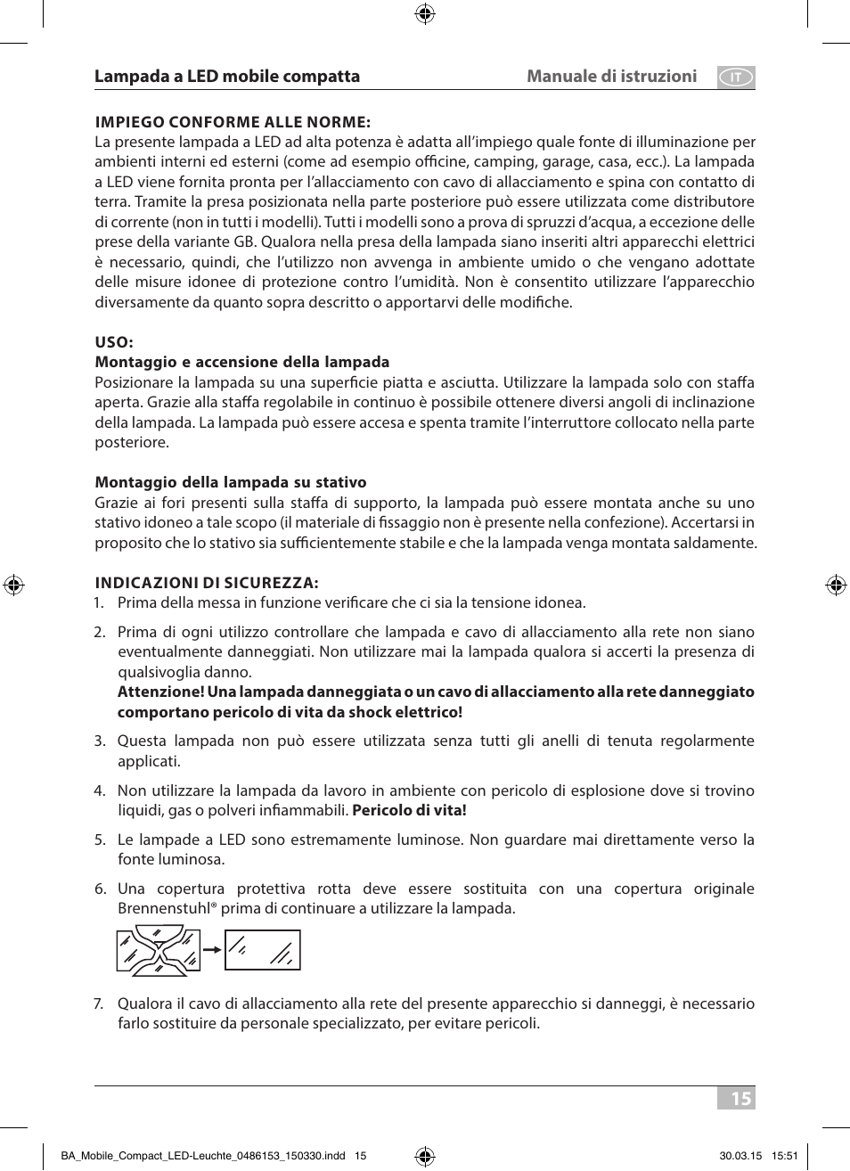 Brennenstuhl Sensor LED Spotlight Duo Premium City SV5405 PIR IP44 with PIR sensor 54x0,5W 2160lm Energy efficiency class A User Manual | Page 15 / 64