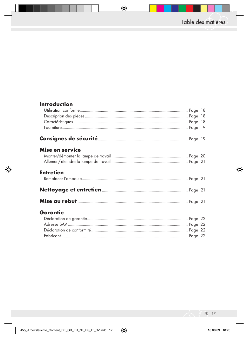 Brennenstuhl Power Jet-Light 4 x 55 Watt IP54 spotlight 5m H07RN-F 3G1,5 4x4800lm Energy efficiency class A User Manual | Page 21 / 52