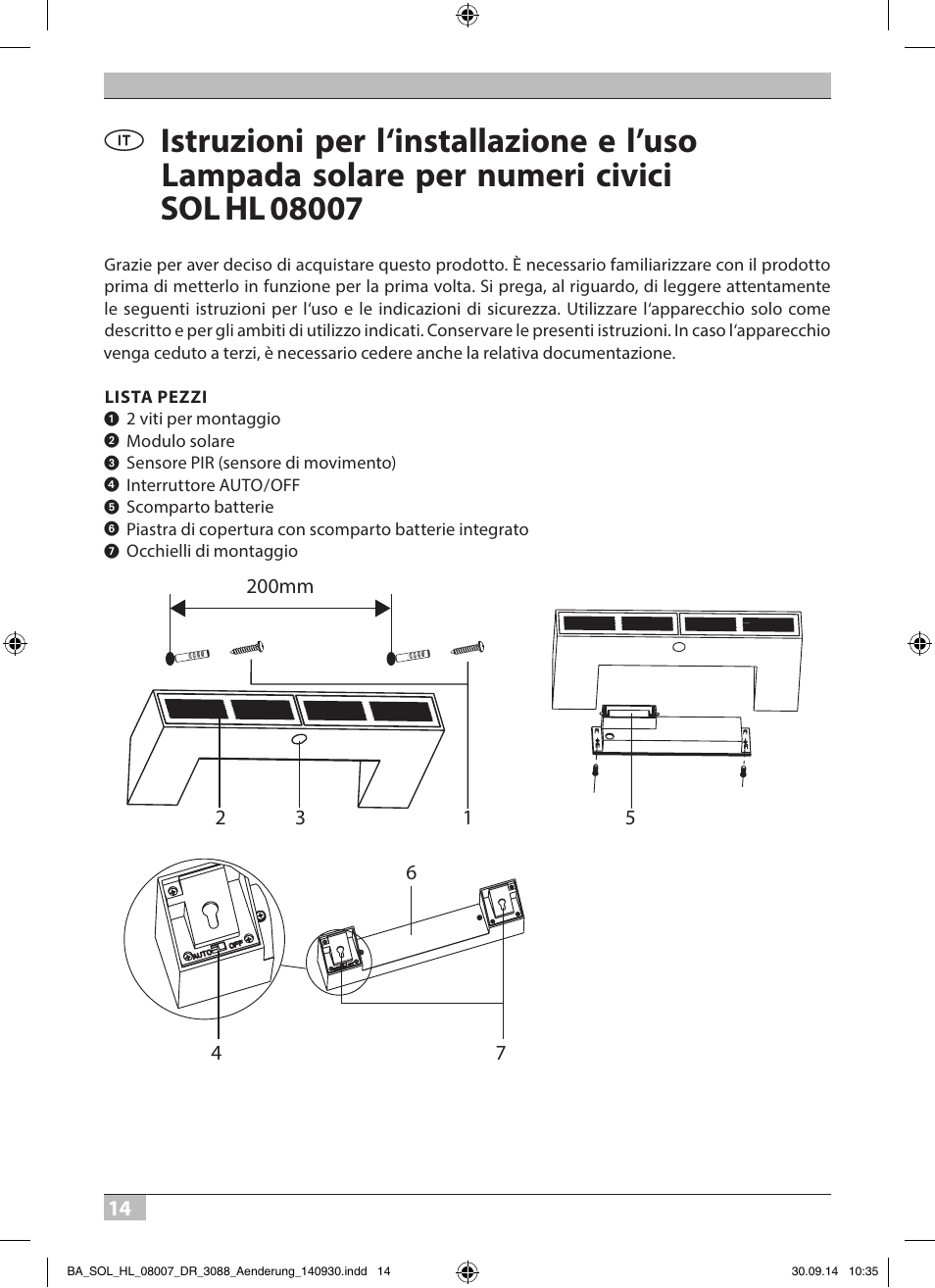 Brennenstuhl House Number Solar SOL HL 08007 User Manual | Page 14 / 32