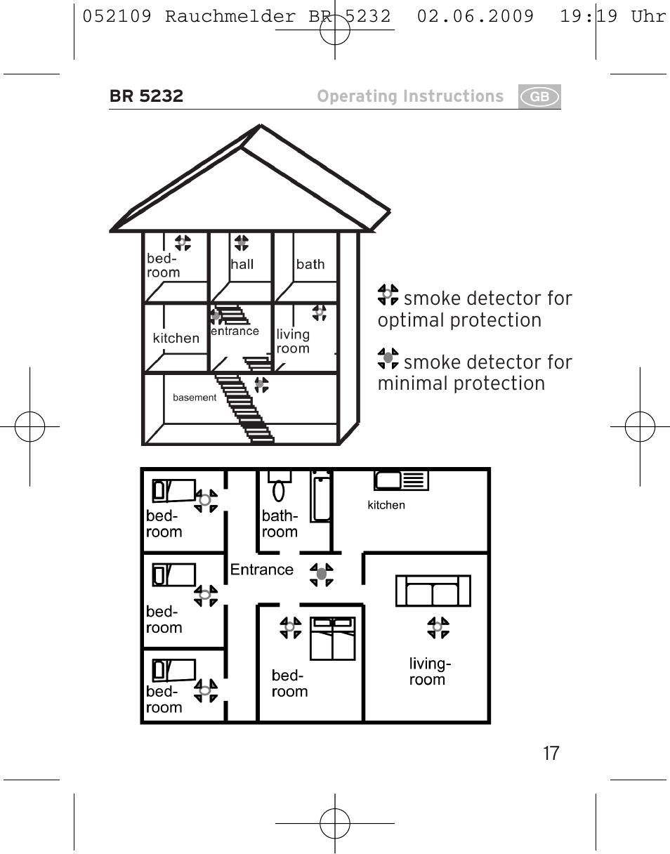 Brennenstuhl Smoke Alarm BR 5232 connect 230V User Manual | Page 17 / 104