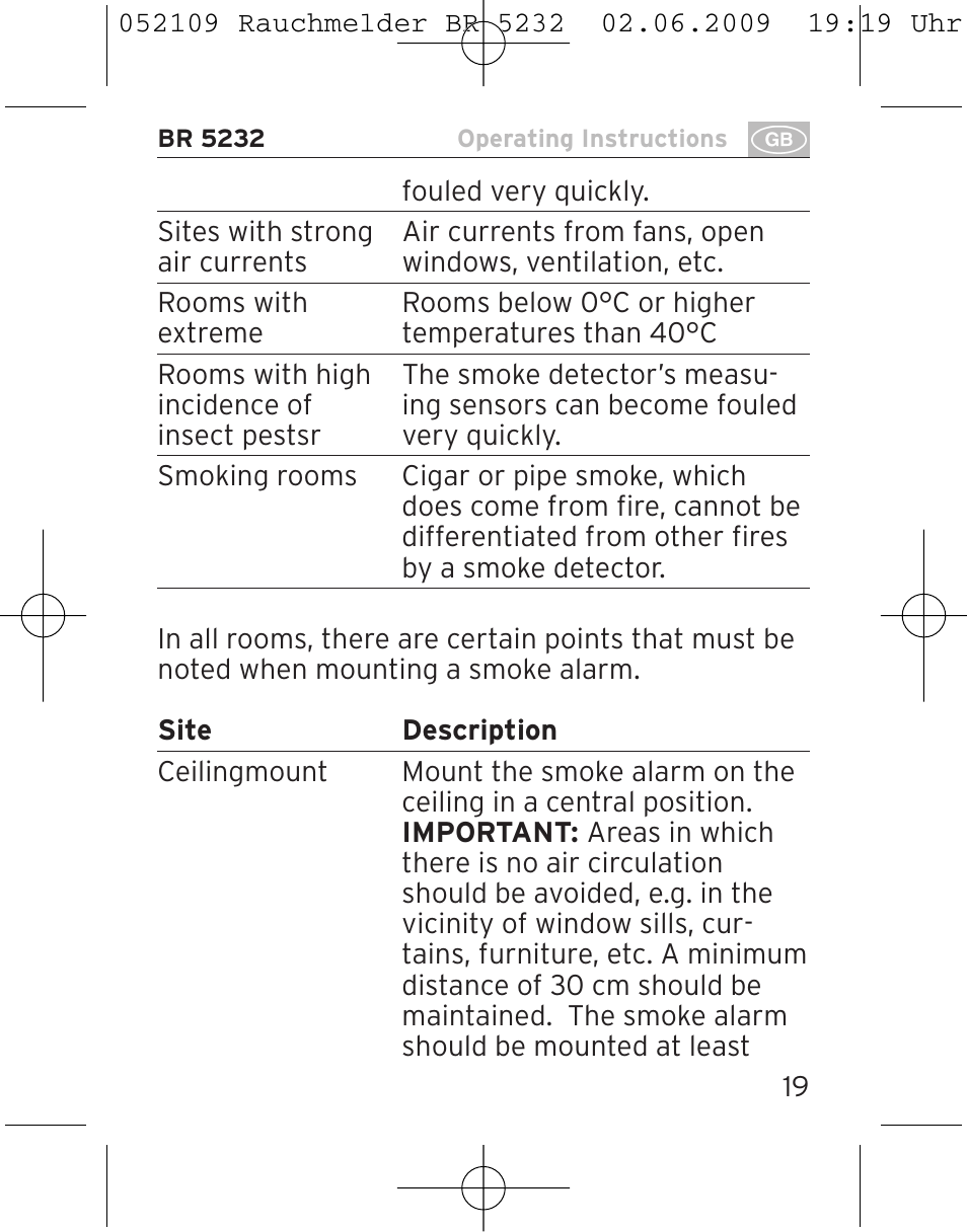 Brennenstuhl Smoke Alarm BR 5232 connect 230V User Manual | Page 19 / 104