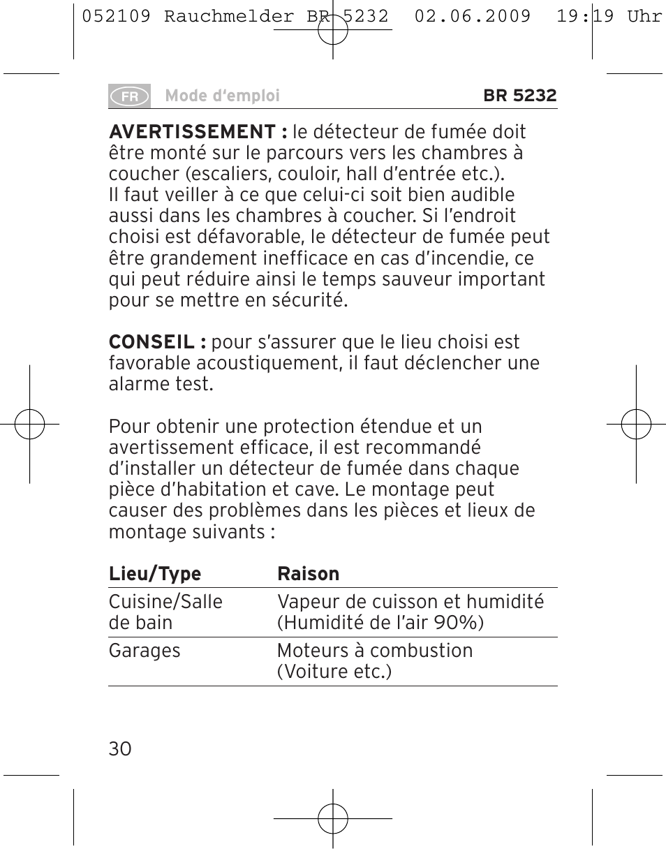 Brennenstuhl Smoke Alarm BR 5232 connect 230V User Manual | Page 30 / 104