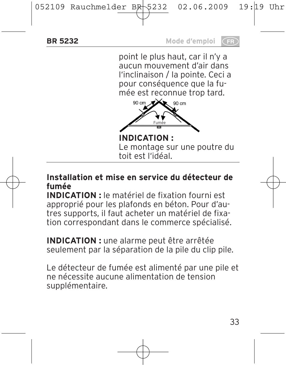 Brennenstuhl Smoke Alarm BR 5232 connect 230V User Manual | Page 33 / 104