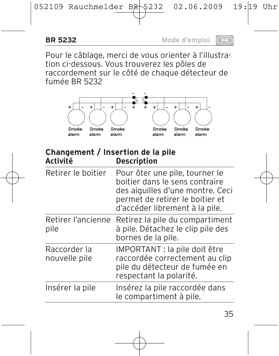 Brennenstuhl Smoke Alarm BR 5232 connect 230V User Manual | Page 35 / 104