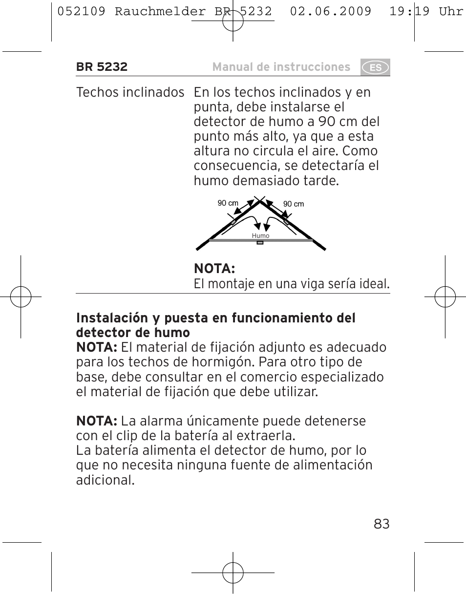 Brennenstuhl Smoke Alarm BR 5232 connect 230V User Manual | Page 83 / 104