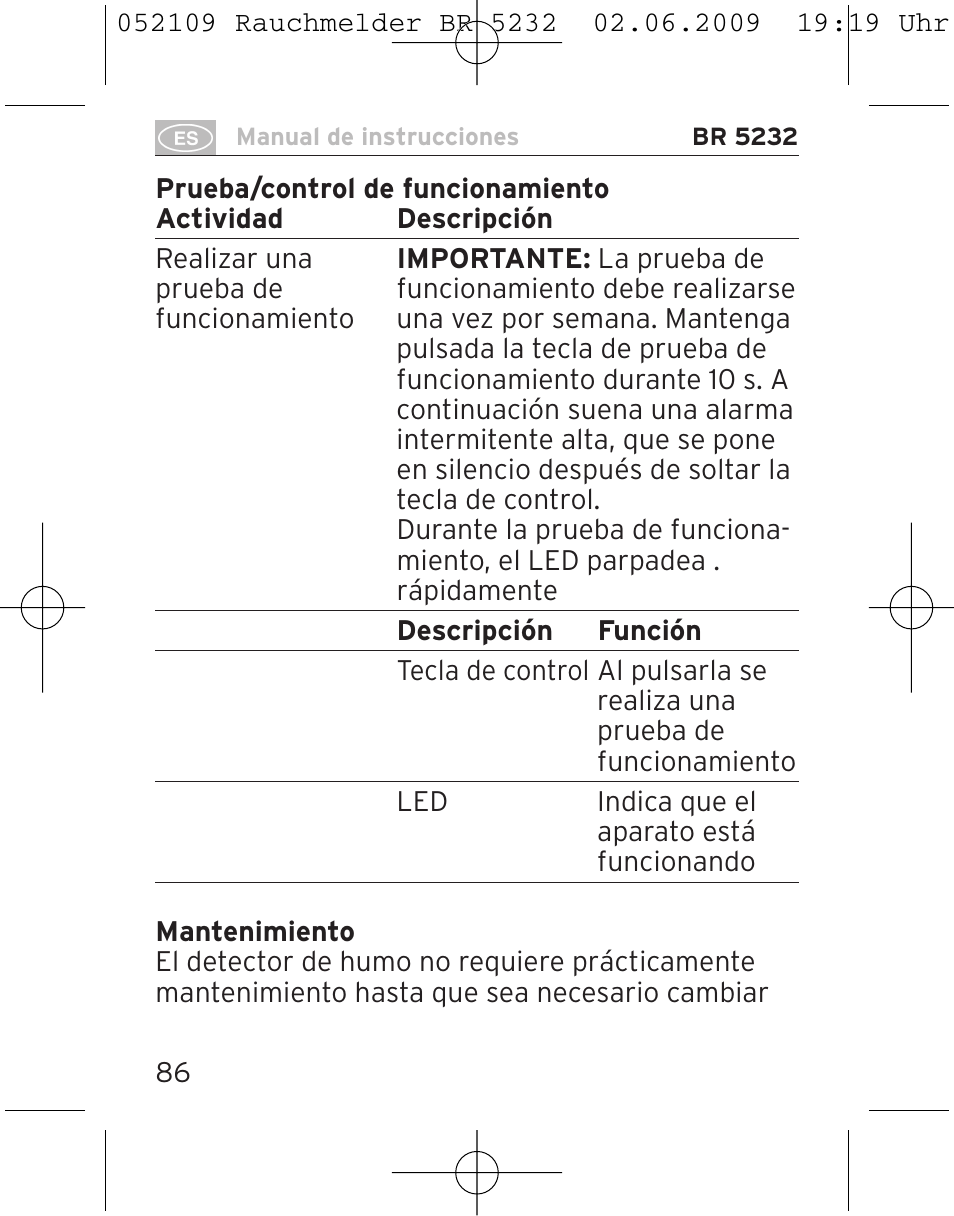 Brennenstuhl Smoke Alarm BR 5232 connect 230V User Manual | Page 86 / 104