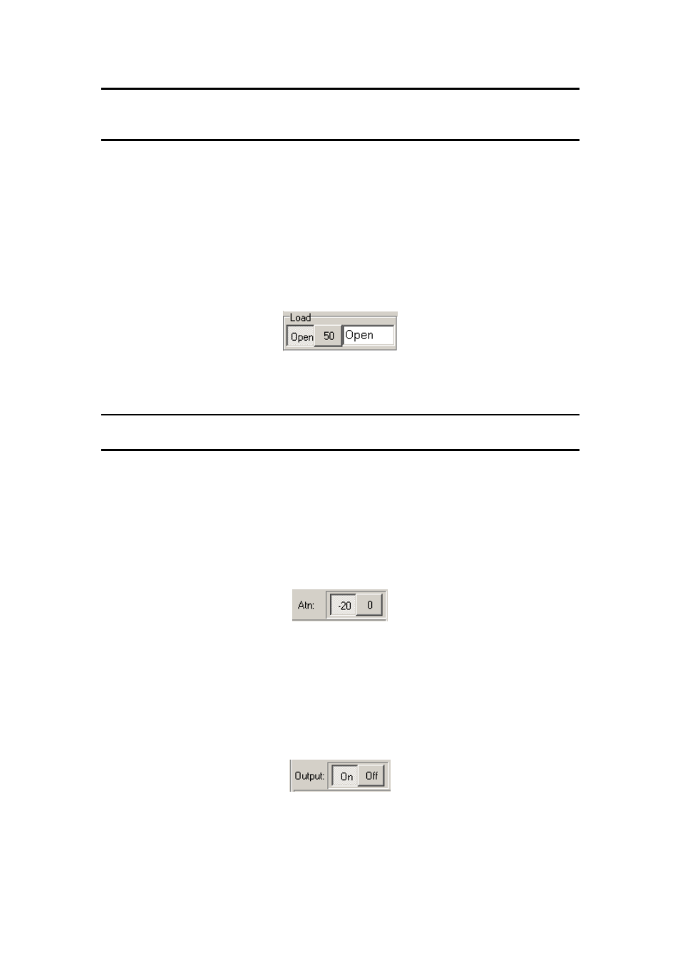 Load setting, Setting the output attenuator of “l” output, Switching off the outputs | Dataman 530 Series User Manual | Page 16 / 36