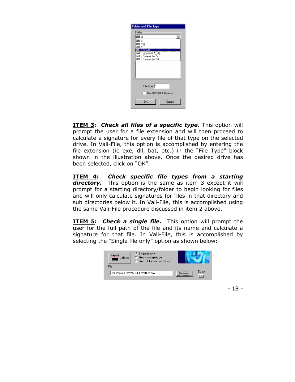 Dataman Vali-File 3.0 User Manual | Page 18 / 27
