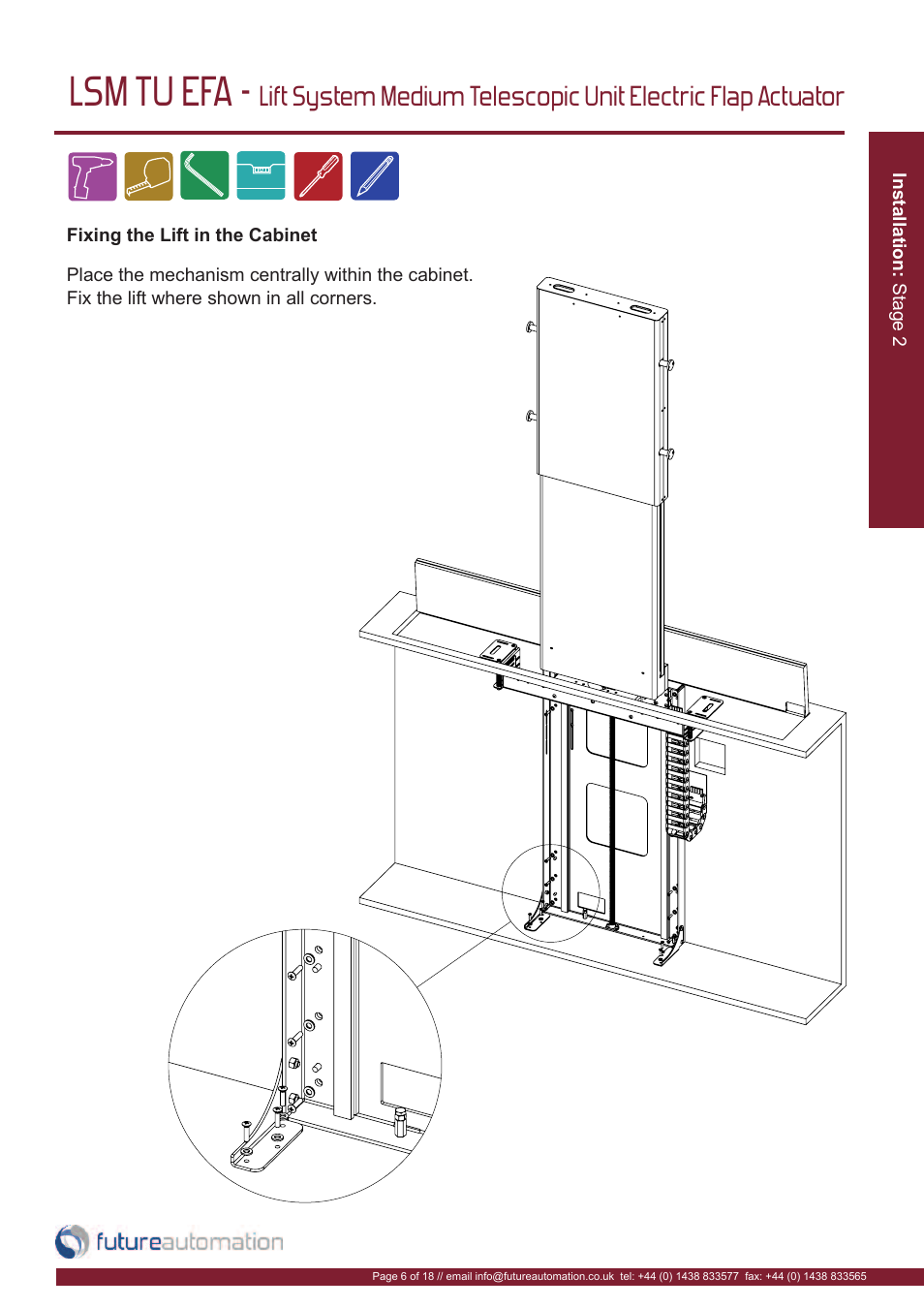 Lsm tu efa | Future Automation LSM-TU-EFA User Manual | Page 7 / 20