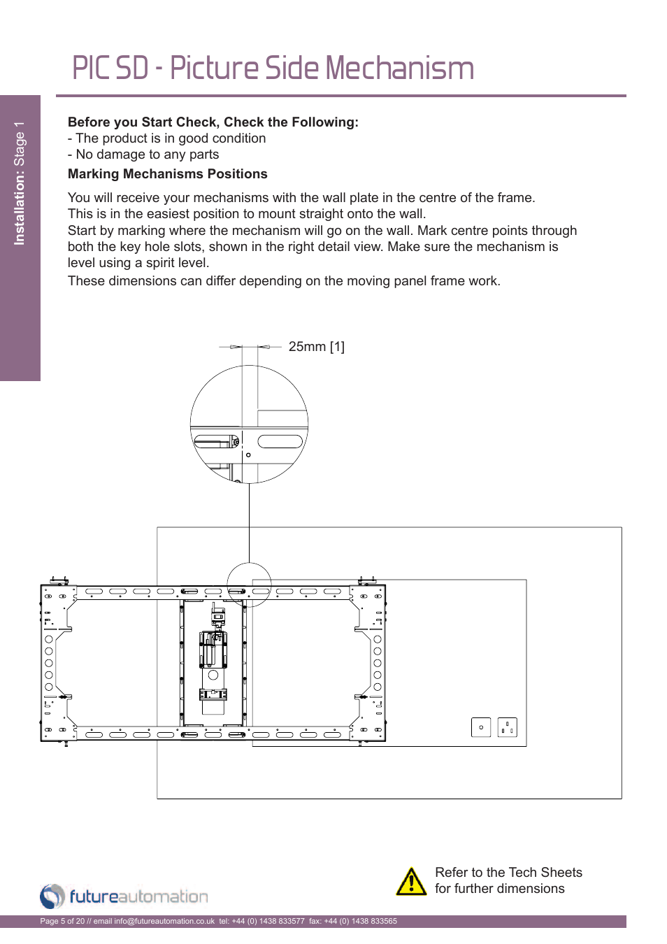 Pic sd - picture side mechanism | Future Automation PICSIDE User Manual | Page 6 / 22