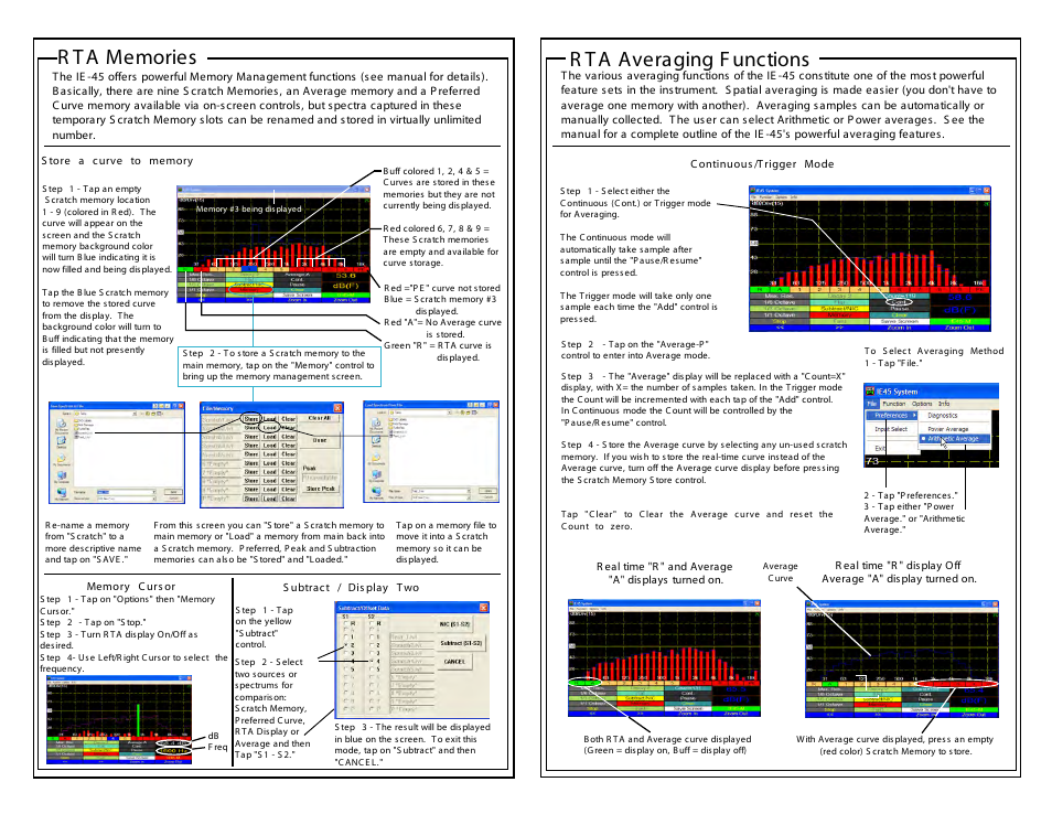Ivie IE-45 RTA - Real Time Analysis User Manual | Page 2 / 2
