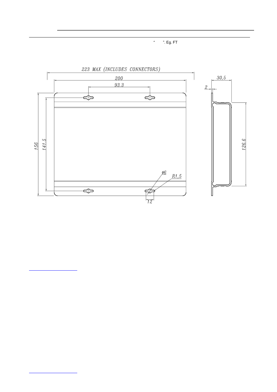 Drawings, Warranty information, 7) drawings | 8) warranty information | OT Systems FT110DB User Manual | Page 16 / 17