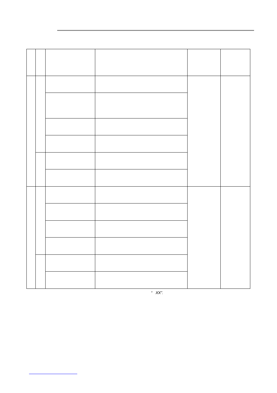 Odels selection table, 2 models selection table | OT Systems FT010CB User Manual | Page 6 / 15