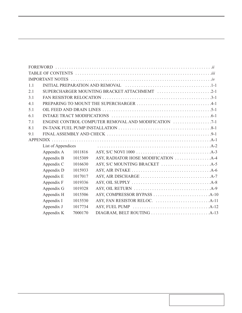 Paxton Superchargers Ford Mustang GT User Manual | Page 3 / 44