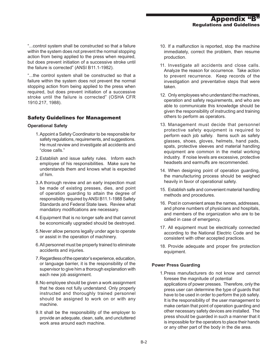 Appendix “b | Pinnacle Systems MG User Manual | Page 39 / 48