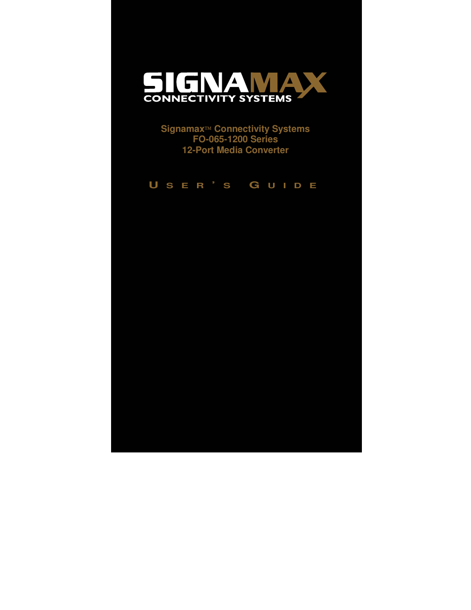 Signamax 12-Channel 100BaseFX Rack Mount Компьютерные Аксессуары User Manual | 14 pages