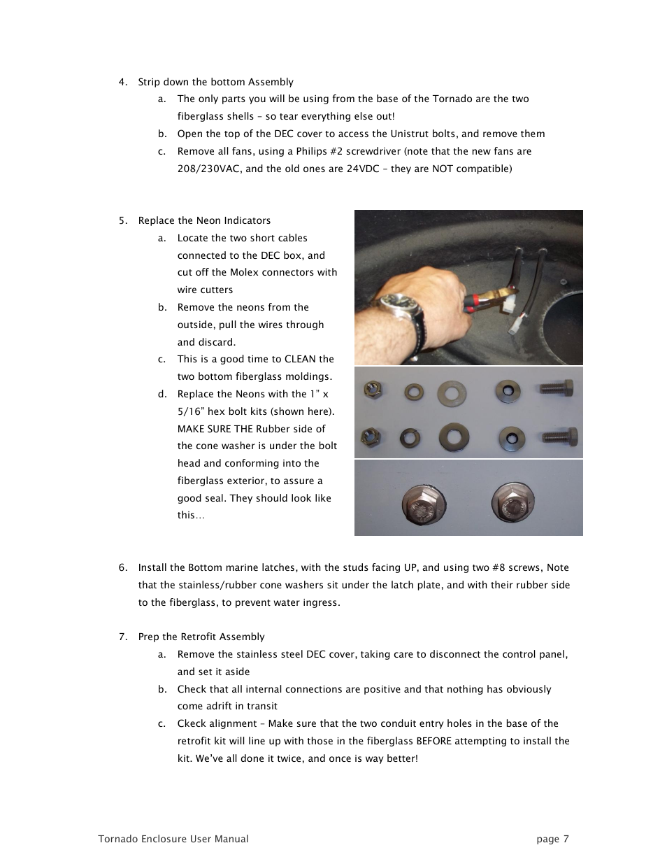 Tempest TornadoRetrofit Kits User Manual | Page 7 / 36