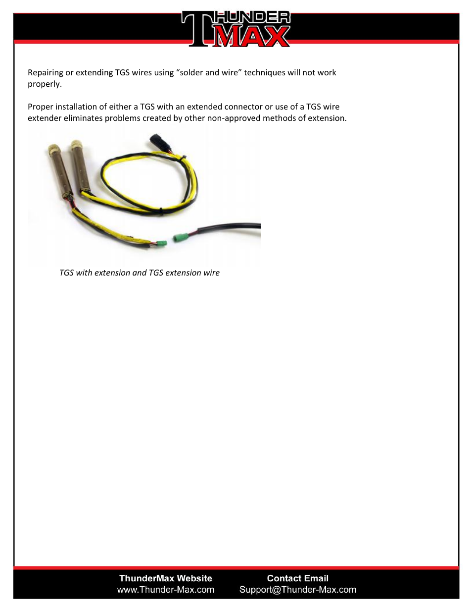 ThunderMax Throttle Loss - How Diagnose and Repair User Manual | Page 2 / 2