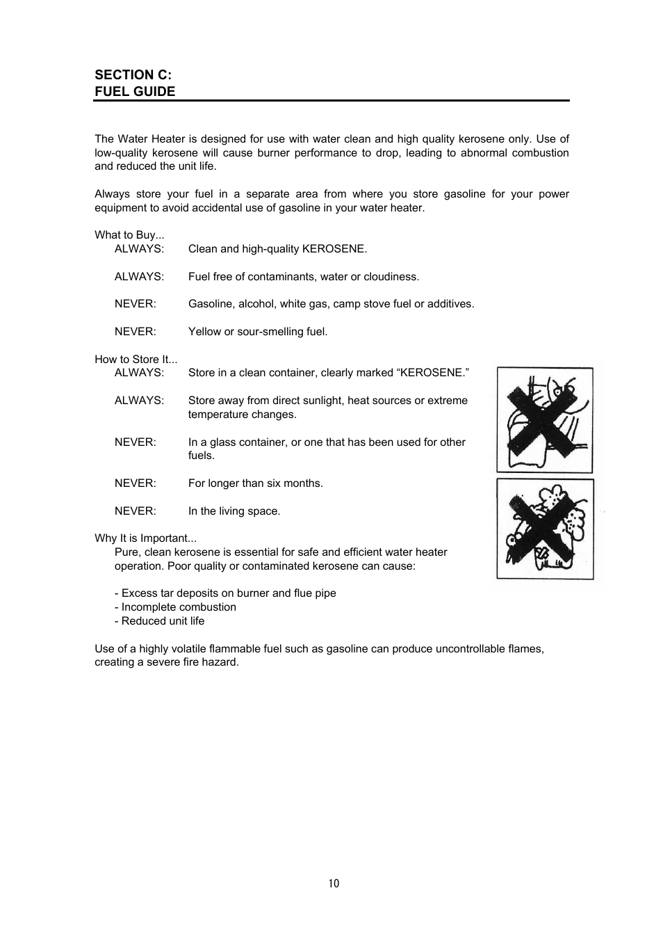 Toyotomi FB-38N(FS) User Manual | Page 10 / 41