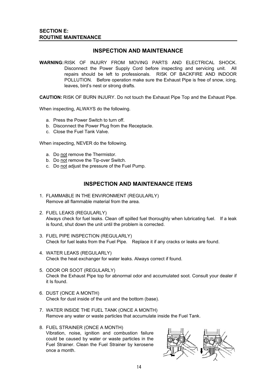 Toyotomi FB-38N(FS) User Manual | Page 14 / 41