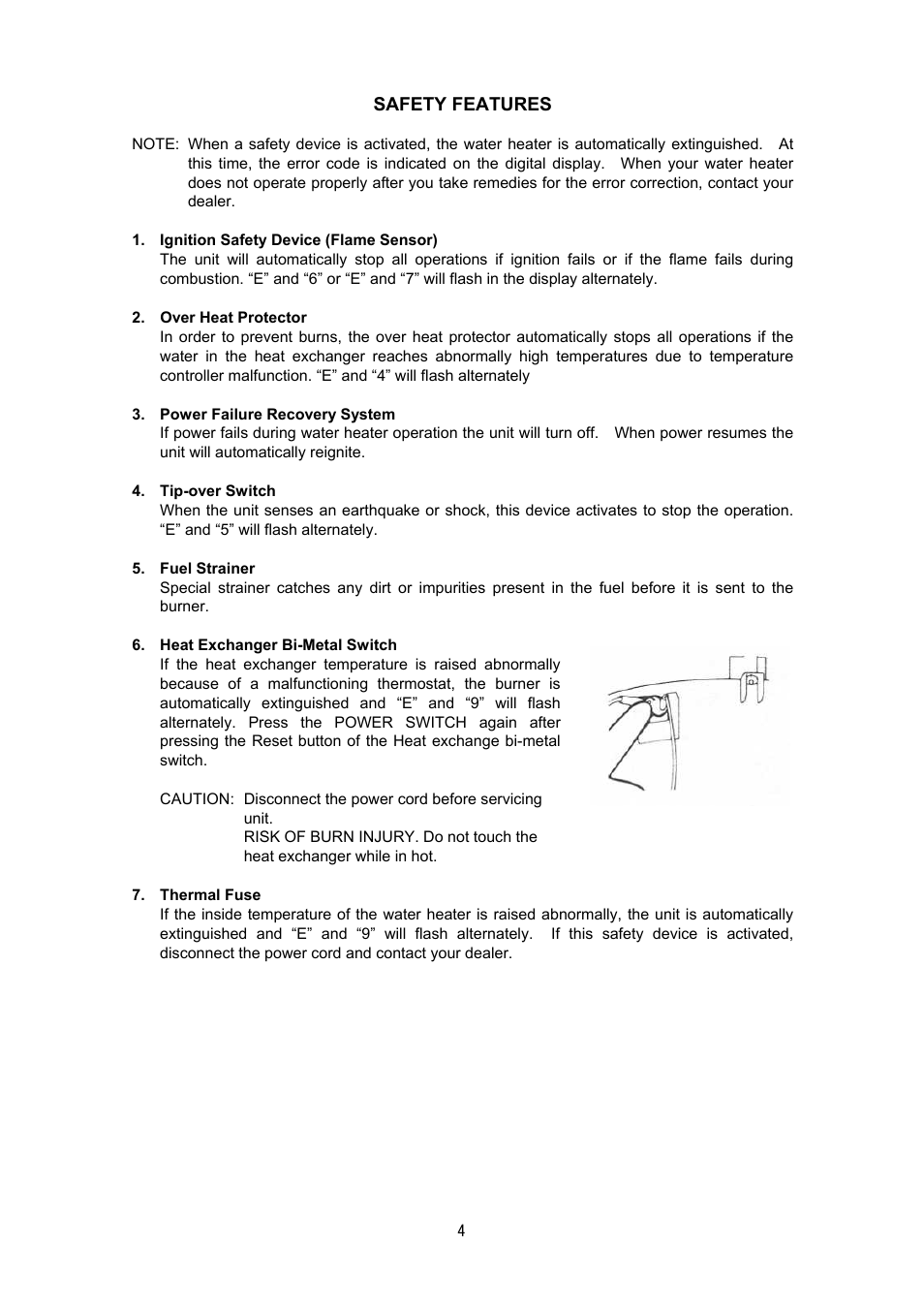 Toyotomi FB-38N(FS) User Manual | Page 4 / 41