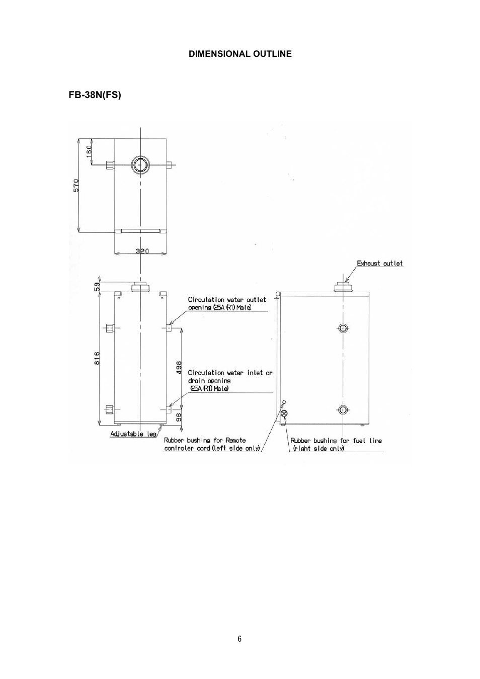 Toyotomi FB-38N(FS) User Manual | Page 6 / 41