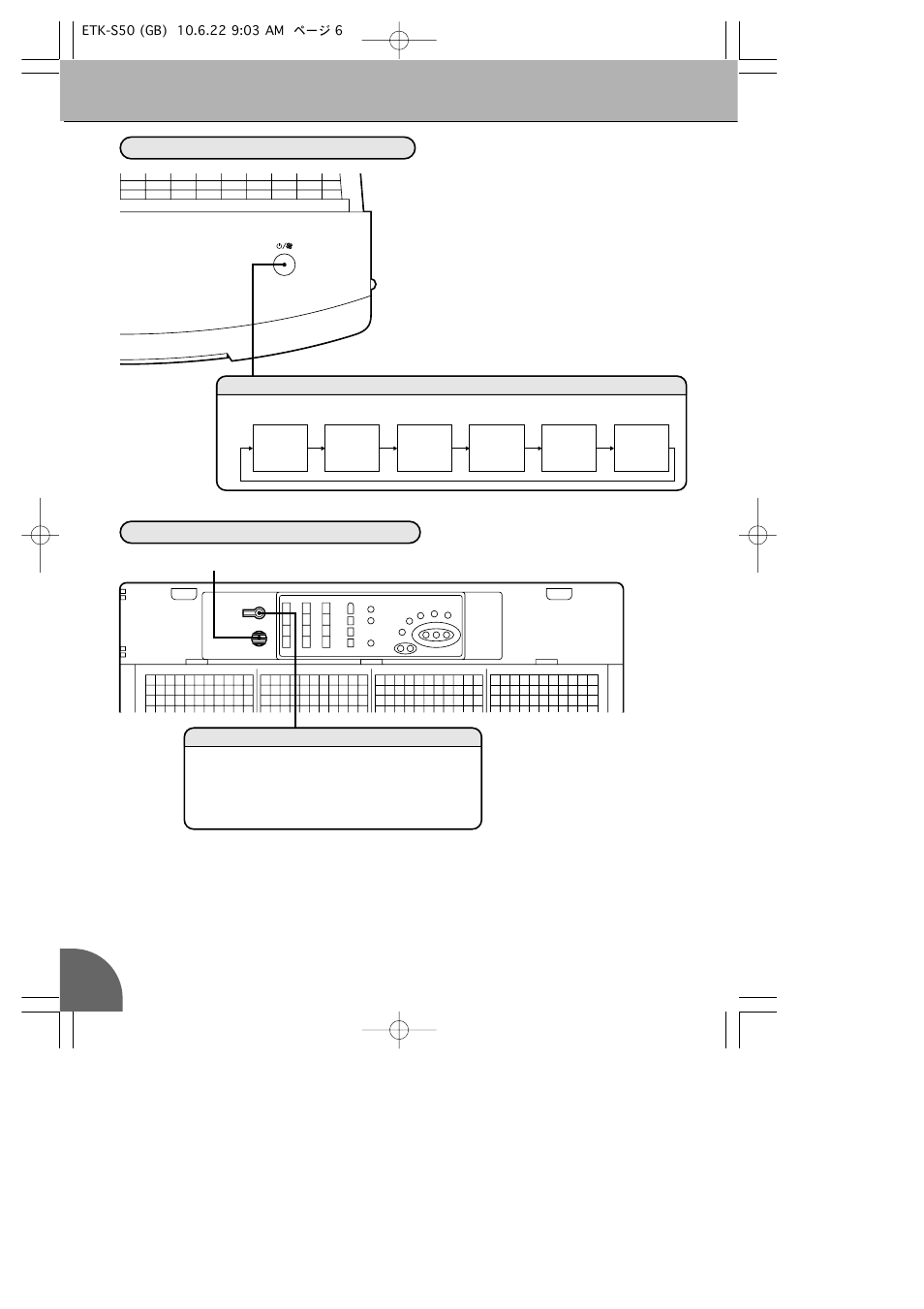 Name of component parts, Display / control panel remove the front panel | Toyotomi ETK-S50 User Manual | Page 8 / 23