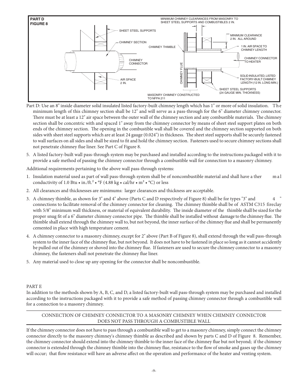 United States Stove Company 1261 User Manual | Page 9 / 13