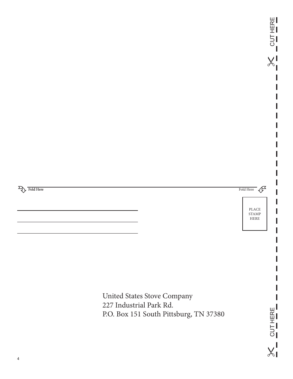 United States Stove Company 5520 User Manual | Page 4 / 28