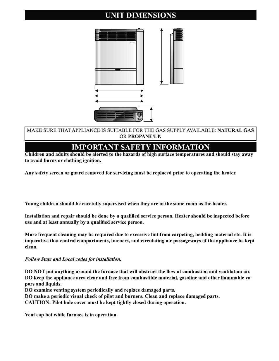 United States Stove Company DV8 User Manual | Page 4 / 28