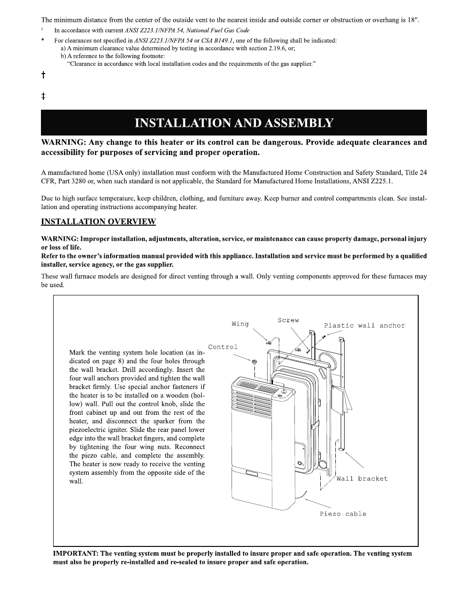 United States Stove Company DV8 User Manual | Page 8 / 28