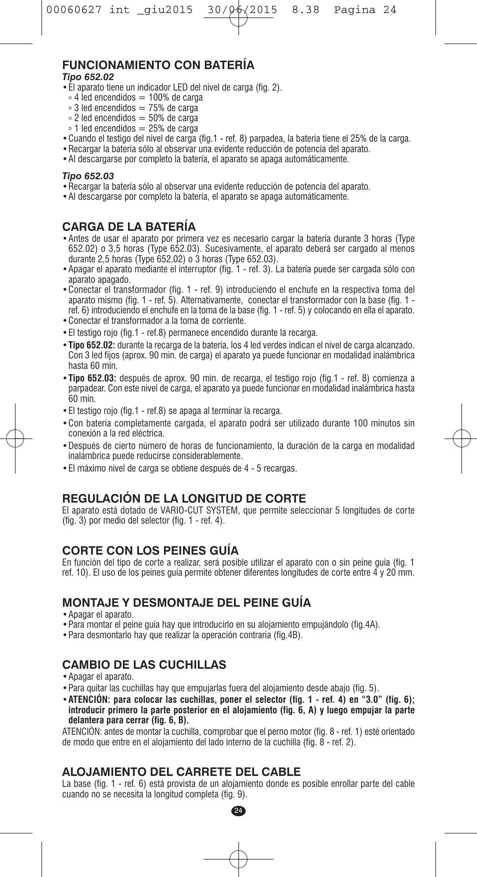VALERA X-MASTER User Manual | Page 20 / 98