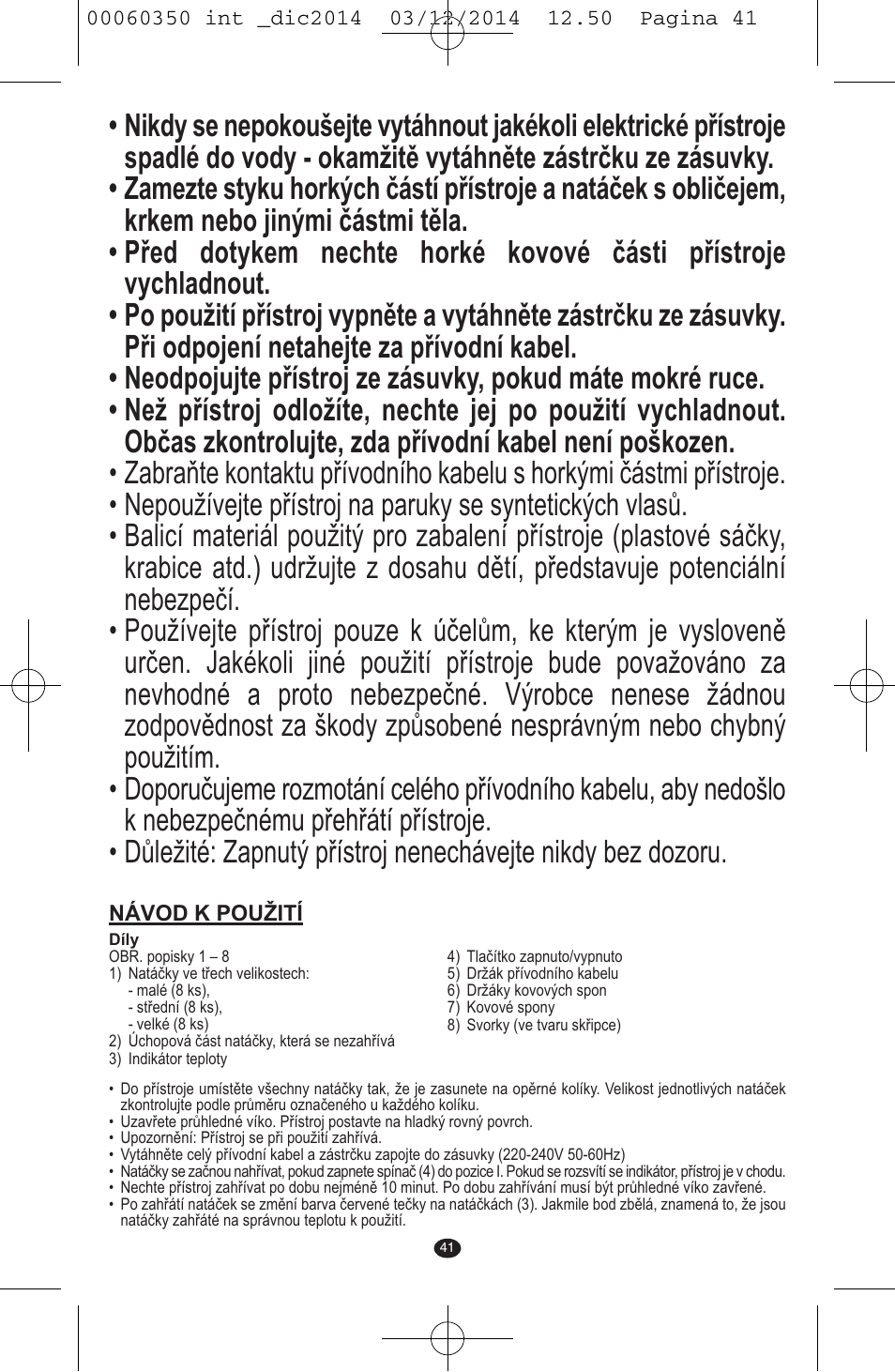VALERA QUICK 24 User Manual | Page 39 / 74