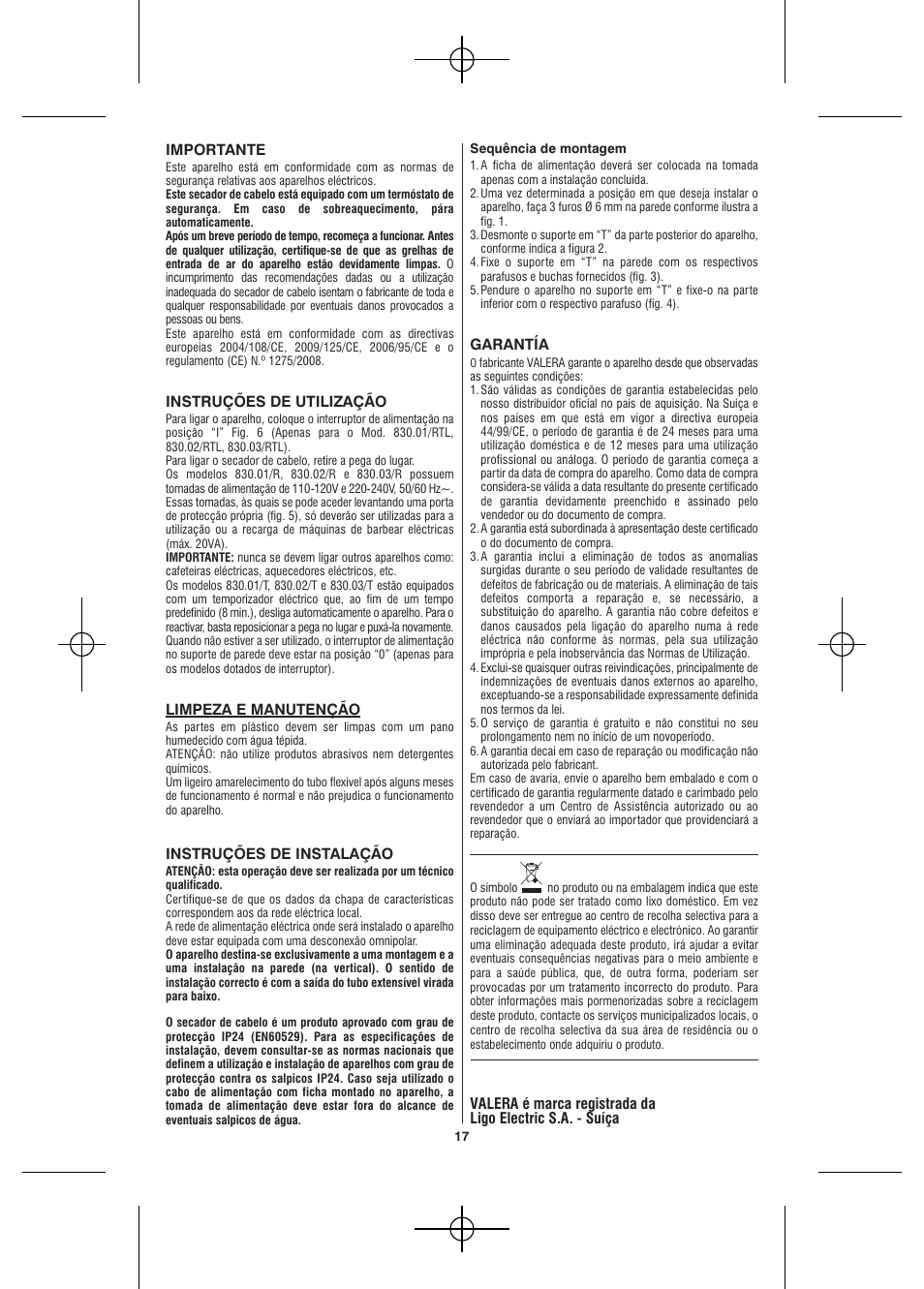 VALERA Hotello 1200 W User Manual | Page 15 / 54