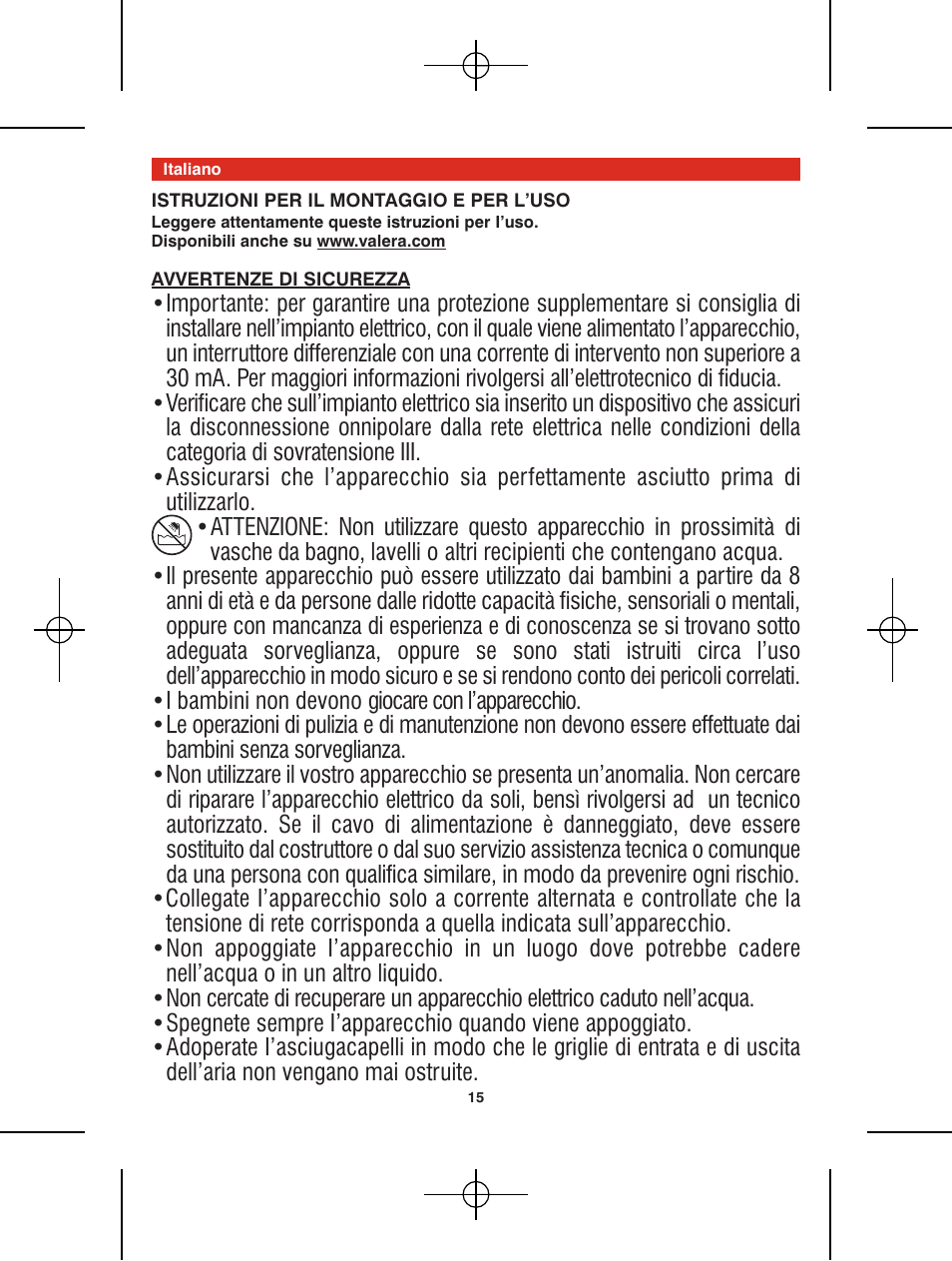 VALERA Premium 1600 Shaver 1600 W User Manual | Page 11 / 62