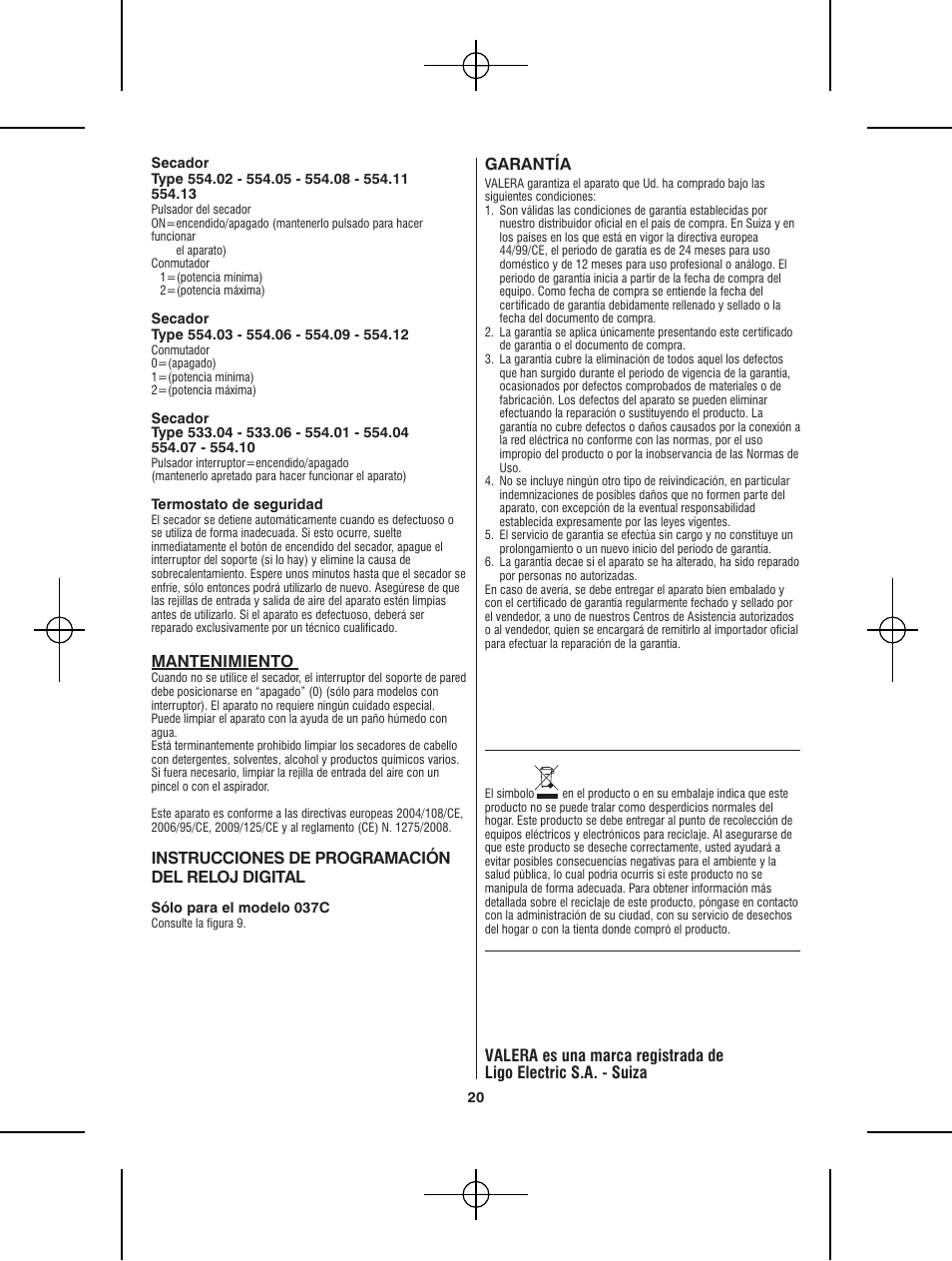 VALERA Premium 1600 Shaver 1600 W User Manual | Page 16 / 62