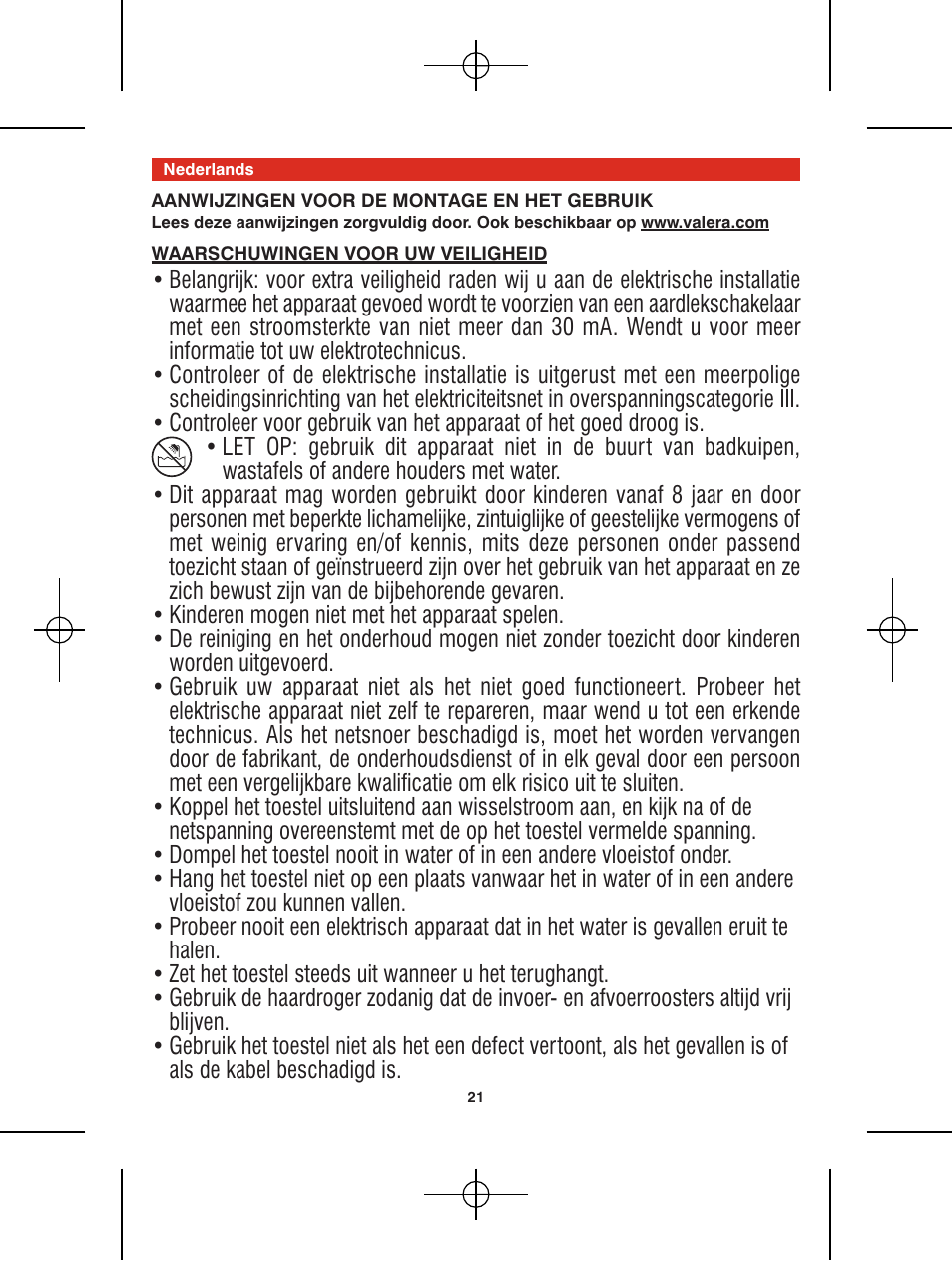 VALERA Premium 1600 Shaver 1600 W User Manual | Page 17 / 62