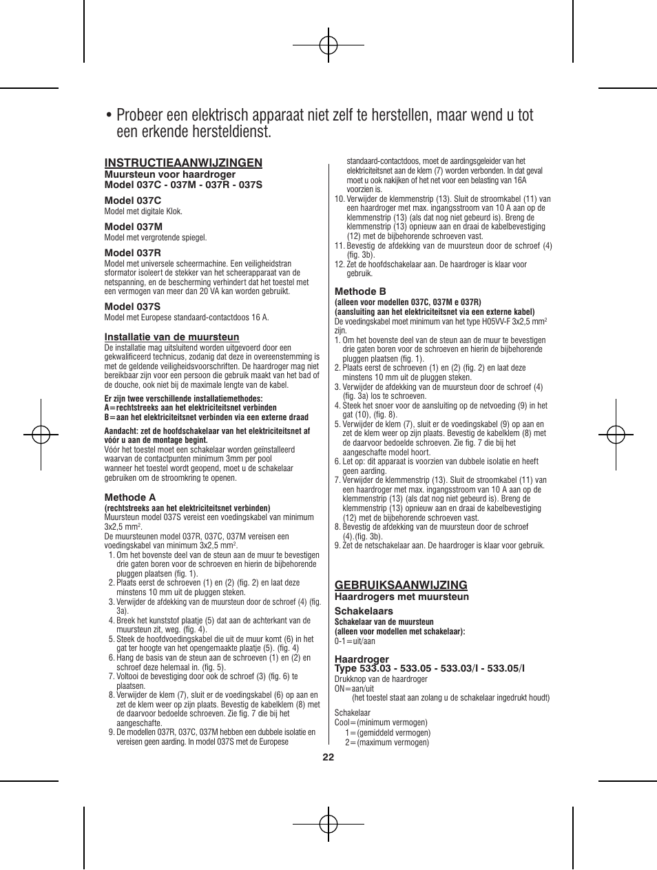 VALERA Premium 1600 Shaver 1600 W User Manual | Page 18 / 62