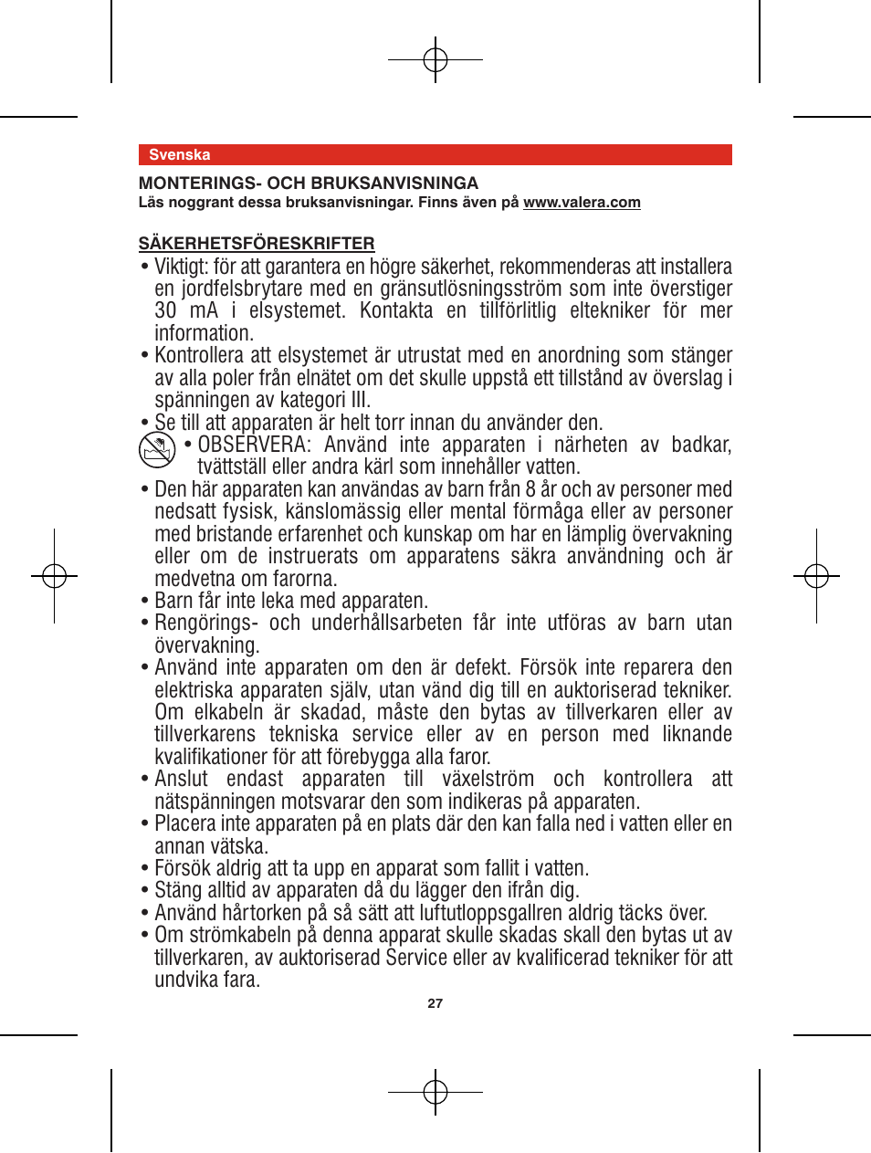 VALERA Premium 1600 Shaver 1600 W User Manual | Page 23 / 62