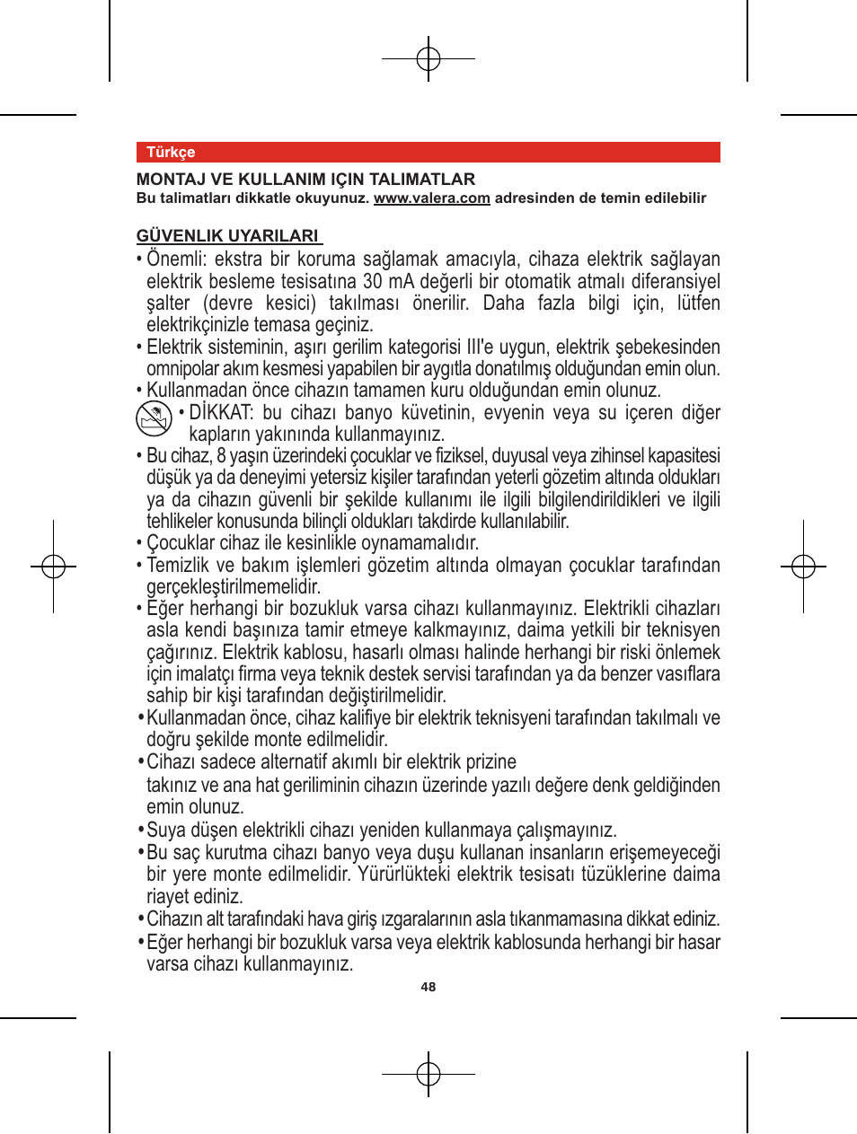 VALERA Premium 1600 Shaver 1600 W User Manual | Page 44 / 62