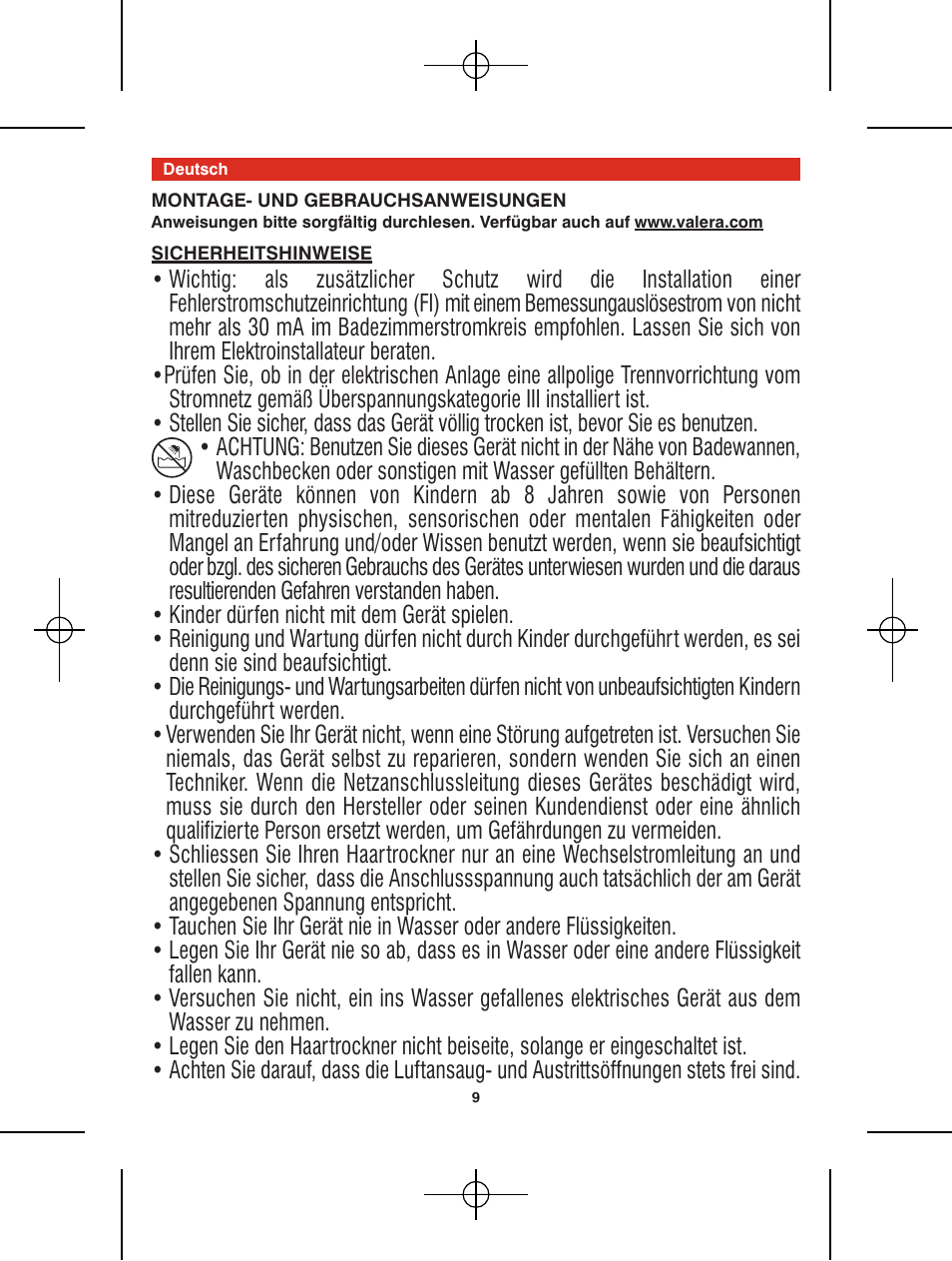 VALERA Premium 1600 Shaver 1600 W User Manual | Page 5 / 62