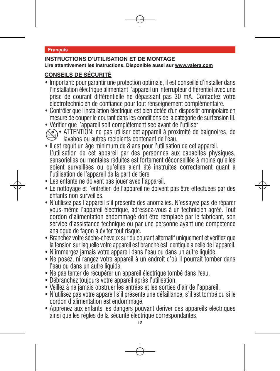 VALERA Premium 1600 Shaver 1600 W User Manual | Page 8 / 62