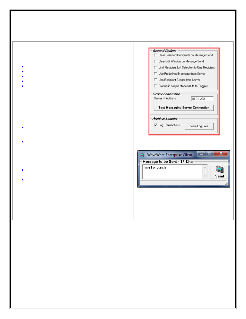 WaveWare Enterprise User Manual | Page 31 / 46