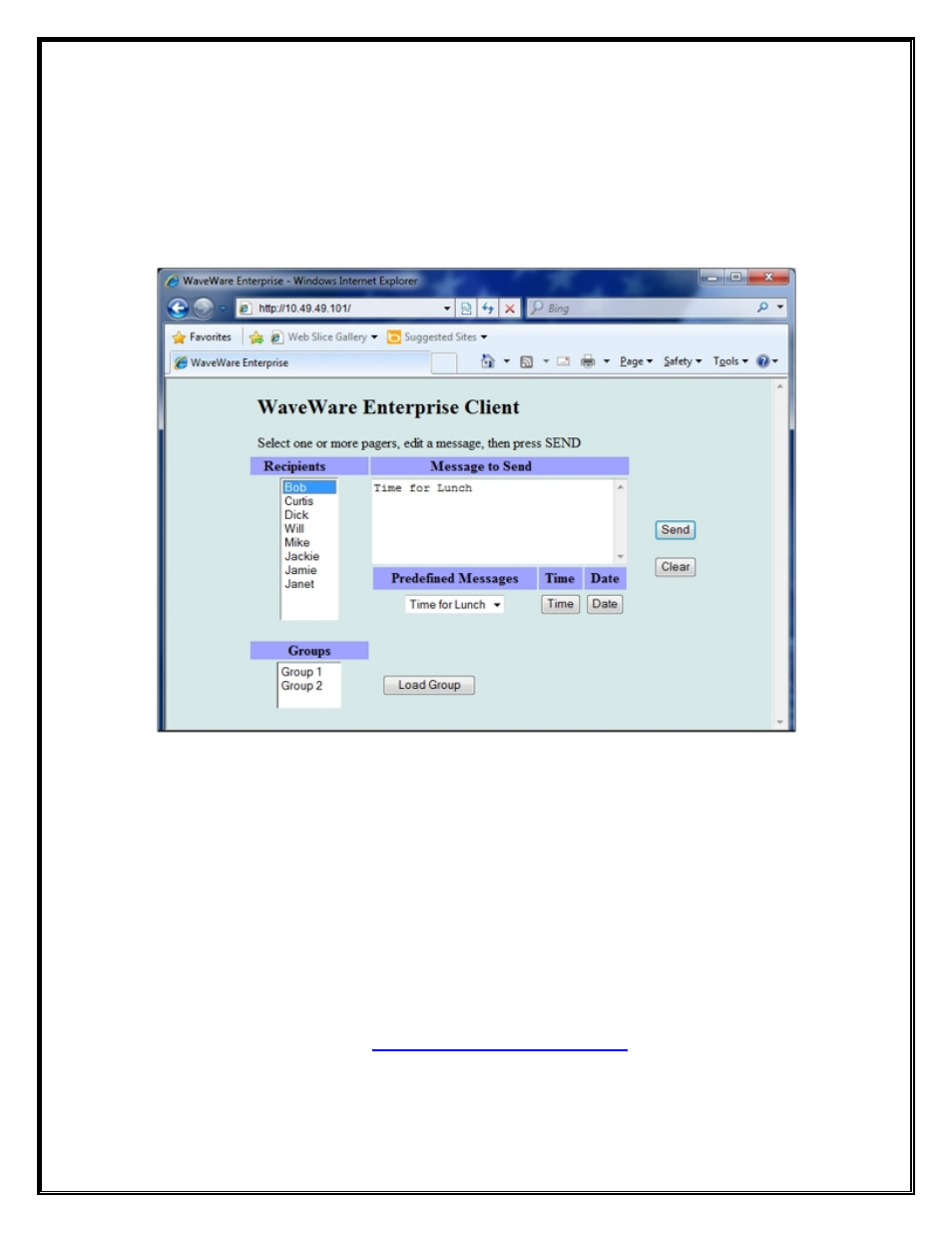 WaveWare Enterprise User Manual | Page 44 / 46