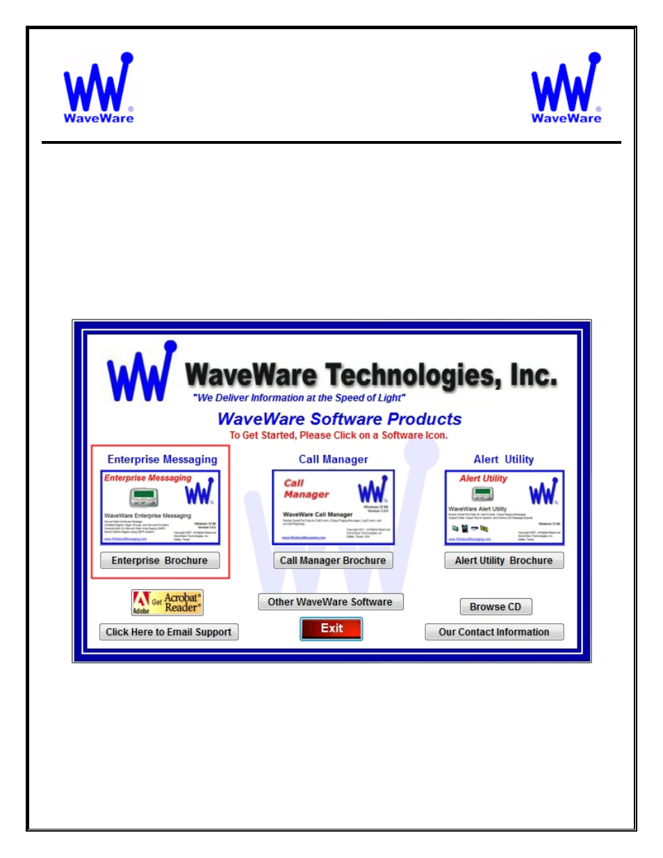 Waveware technologies, inc, Enterprise messaging software, Installation and activation | WaveWare Enterprise User Manual | Page 5 / 46