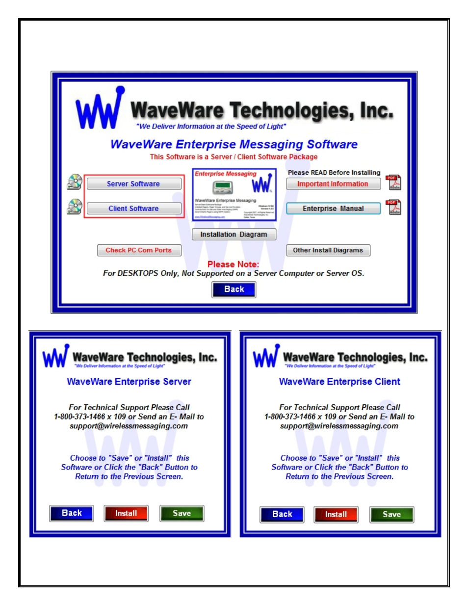 WaveWare Enterprise User Manual | Page 6 / 46