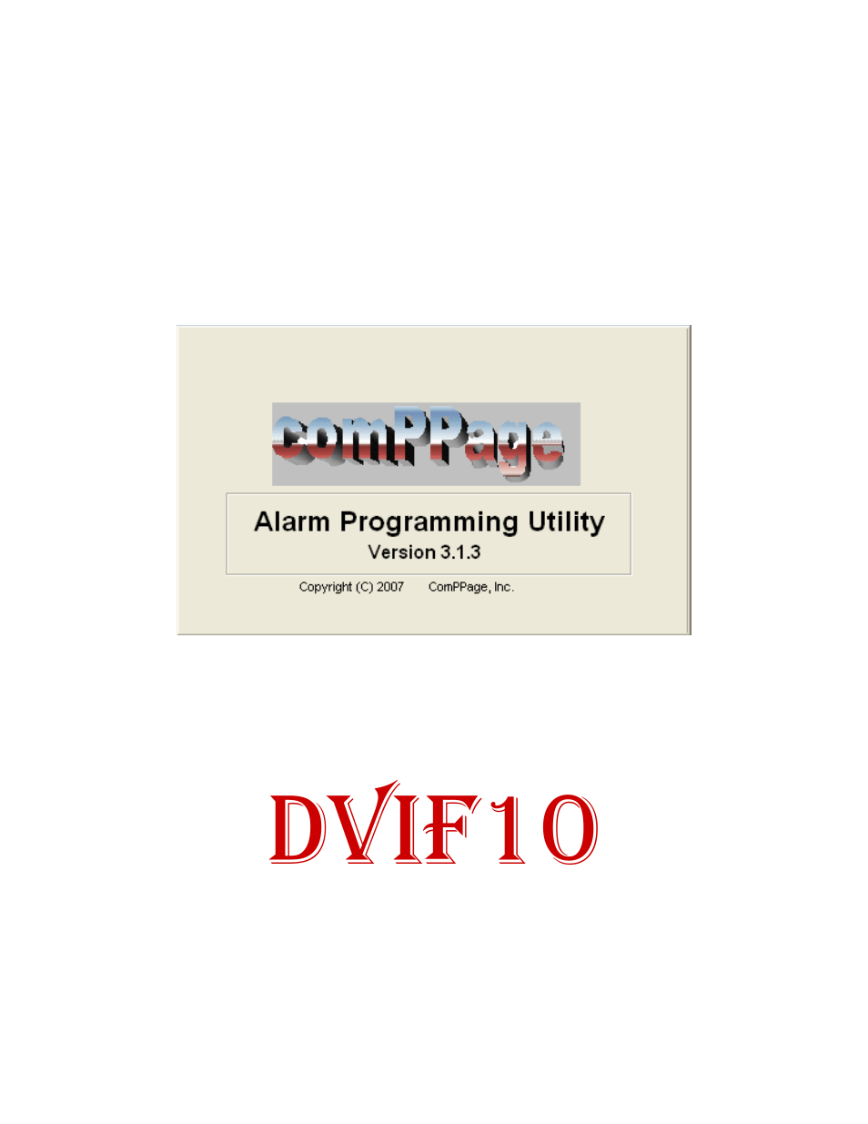 WaveWare comPPage DVIF-10 User Manual | 14 pages