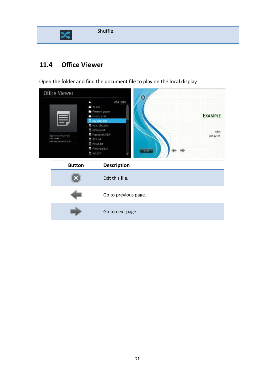 4 office viewer | wePresent WiPG-2000 User Manual | Page 71 / 72
